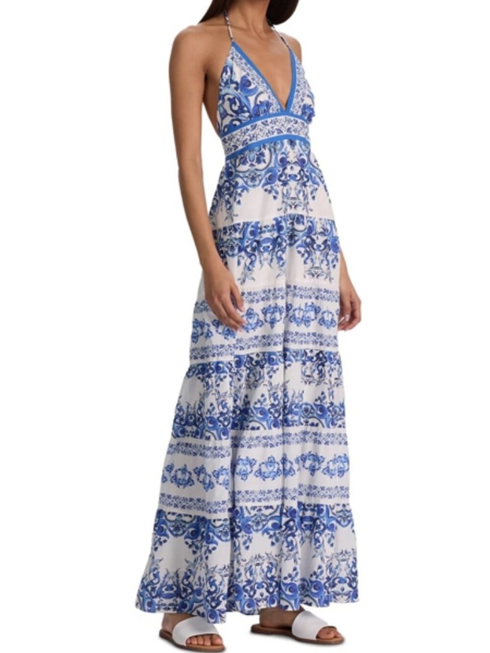 Alice and Olivia Karolina Smocked Waist Dress